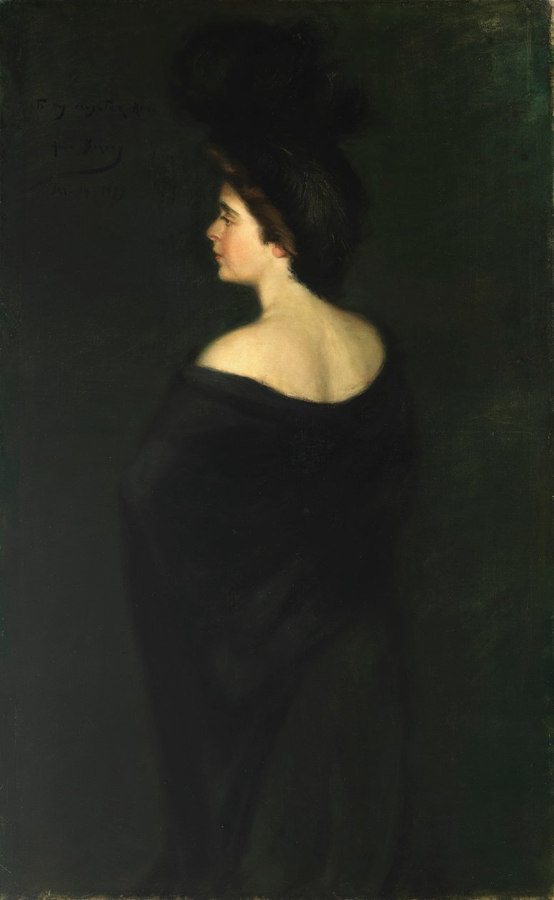 Laura em preto de Alice Pike Barney