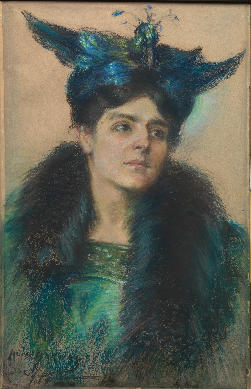 Marianne com chapéu de Alice Pike Barney