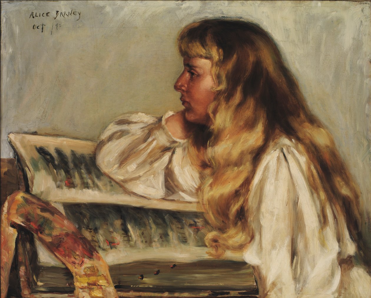 Natalie e Missal, 1890. de Alice Pike Barney