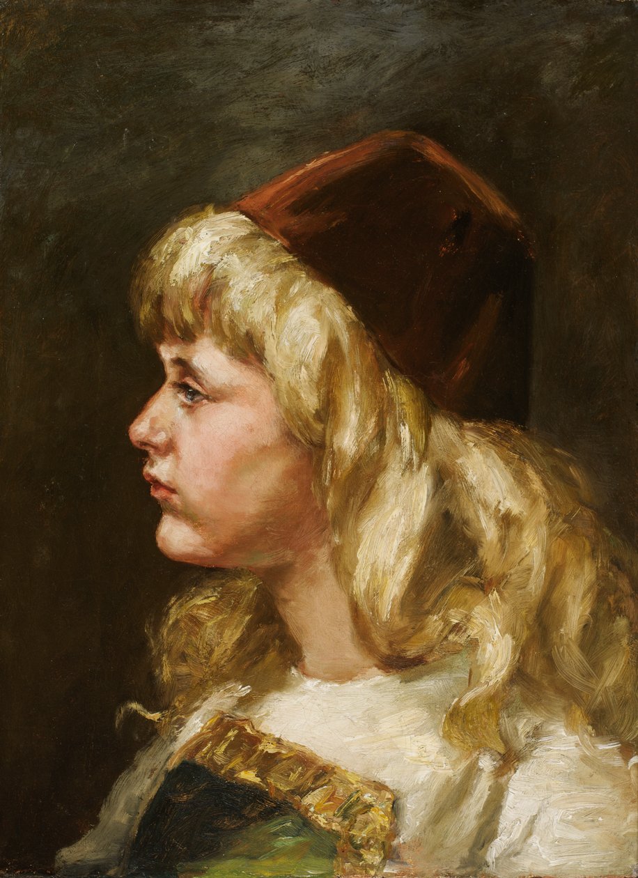 Natalie às sete, 1883. de Alice Pike Barney