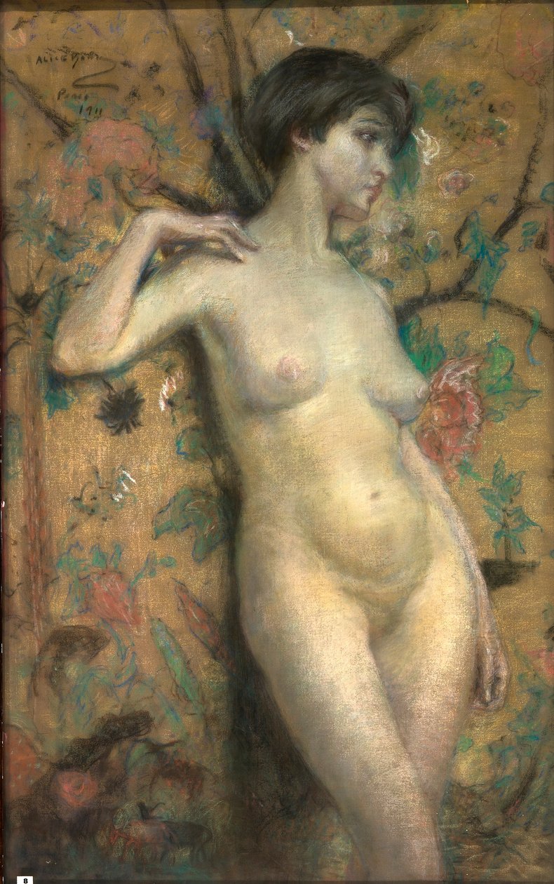 Nu contra ecrã de Alice Pike Barney