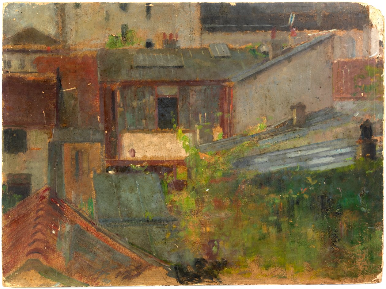 Telhados, ca. 1900. de Alice Pike Barney