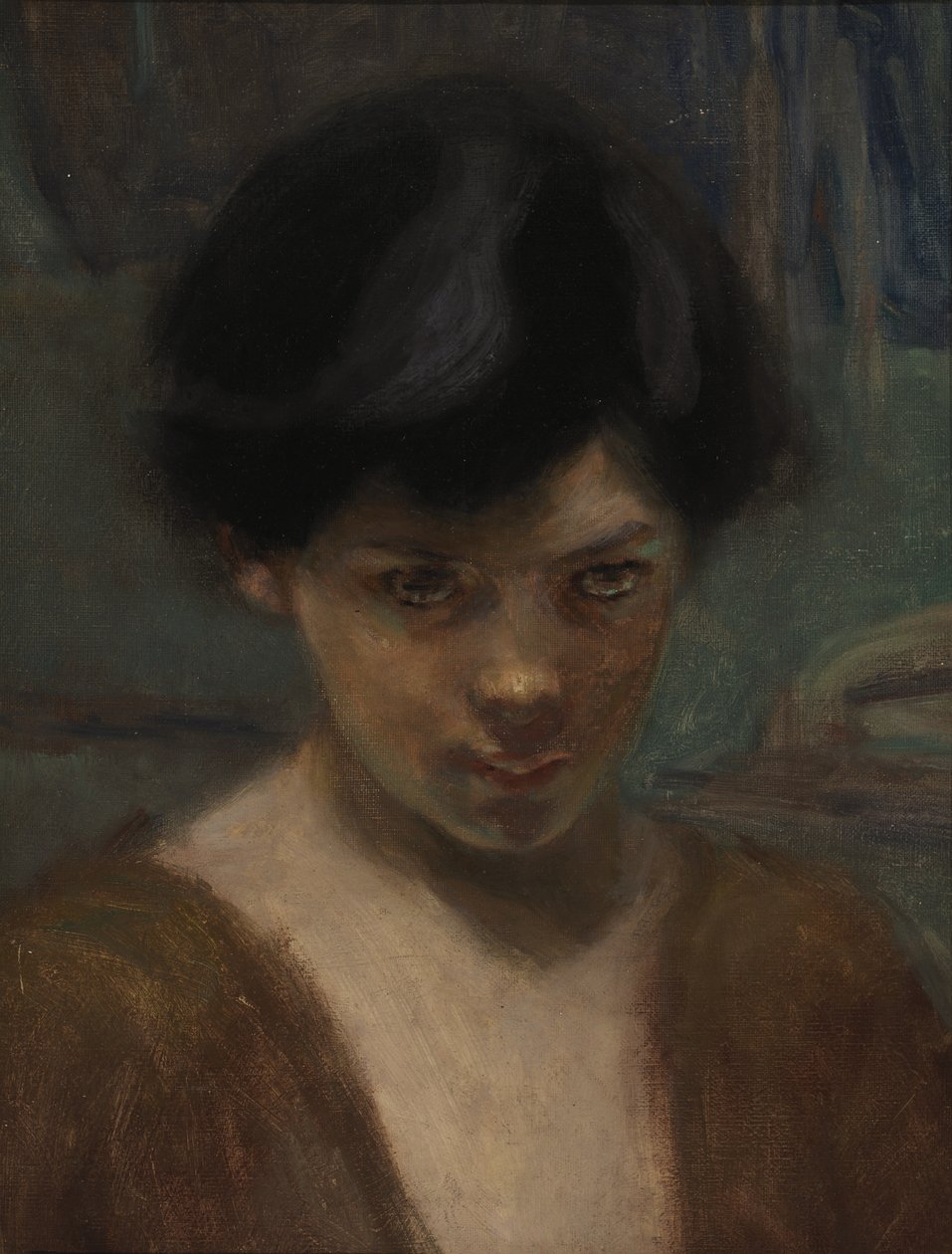 Cabeça de estudo de um menino. de Alice Pike Barney