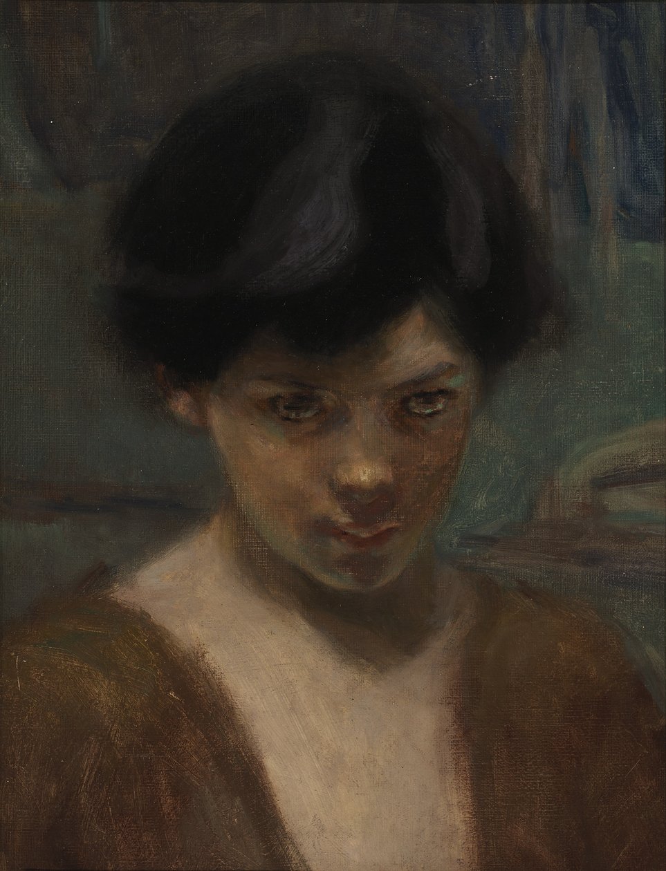 Estudo Cabeça de um rapaz de Alice Pike Barney