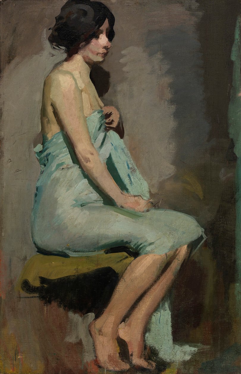 Estudo de uma mulher sentada de Alice Pike Barney