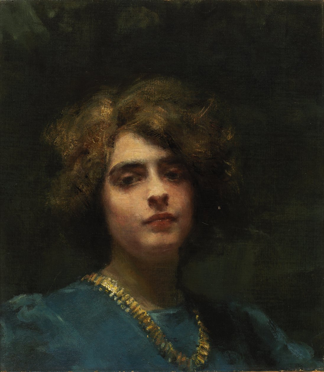 O Colar, 1898. de Alice Pike Barney