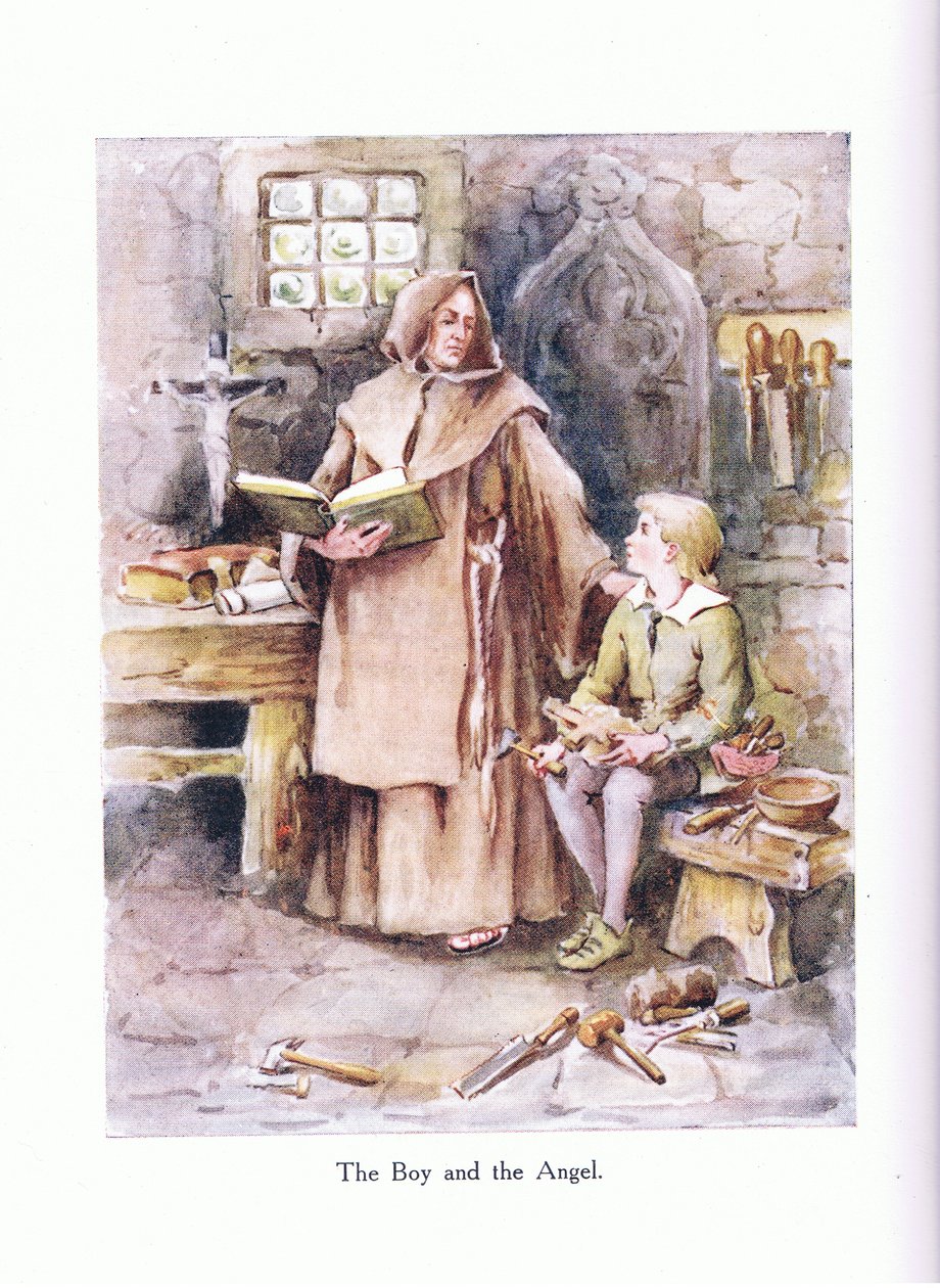 The Boy and the Angel, ilustração de