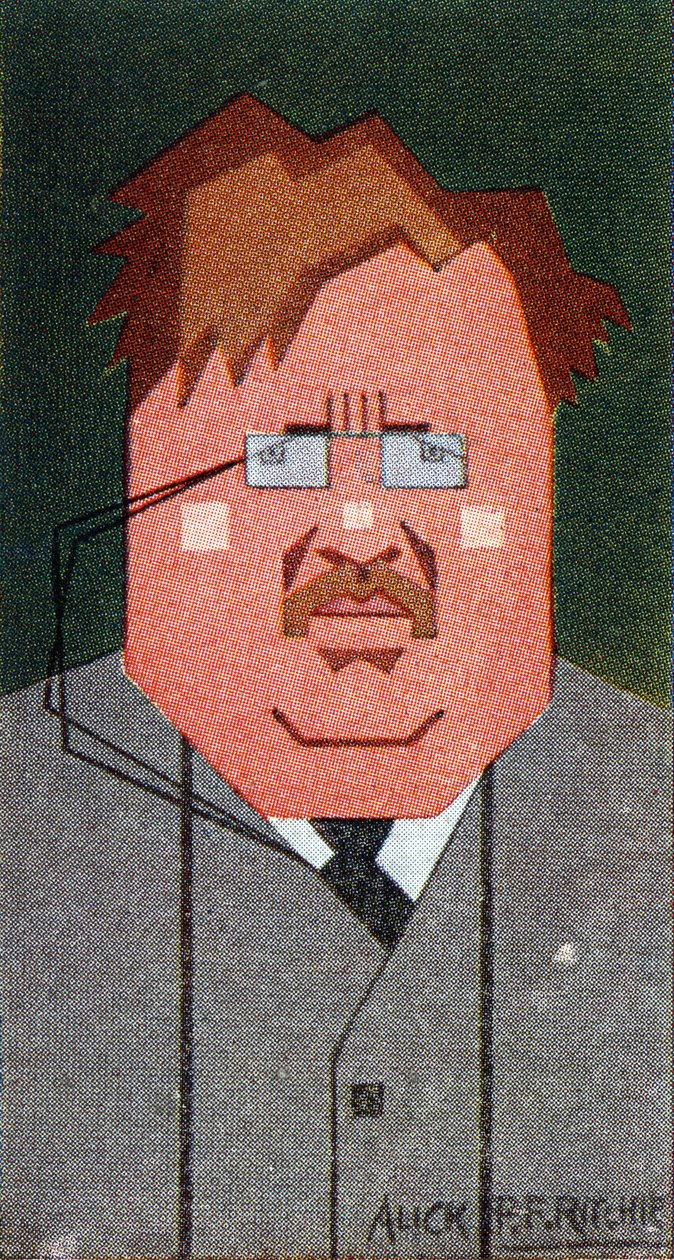 GK Chesterton, 1926 de Alick P. F. Ritchie