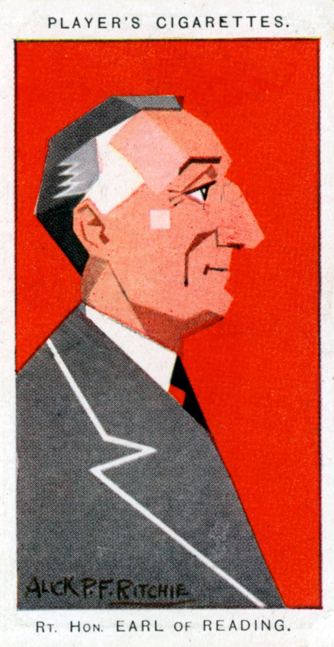 Rufus Isaacs, 1º Marquês de Reading, Lord Chief Justice e diplomata, 1926. de Alick P. F. Ritchie