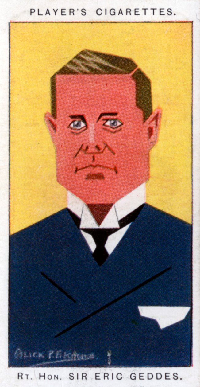 Sir Eric Campbell Geddes, político britânico, 1926 de Alick P. F. Ritchie
