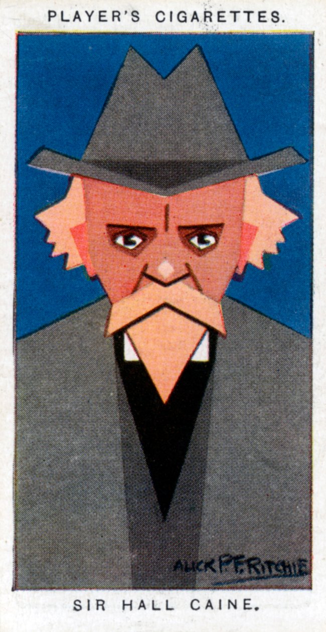 Sir Hall Caine, romancista britânico, 1926 de Alick P. F. Ritchie