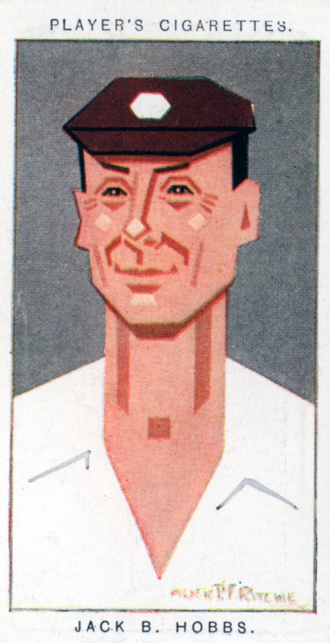 Sir Jack Hobbs, jogador de críquete britânico, 1926 de Alick P. F. Ritchie