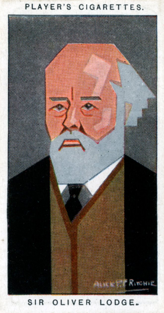 Sir Oliver Lodge, físico britânico, 1926. de Alick P. F. Ritchie