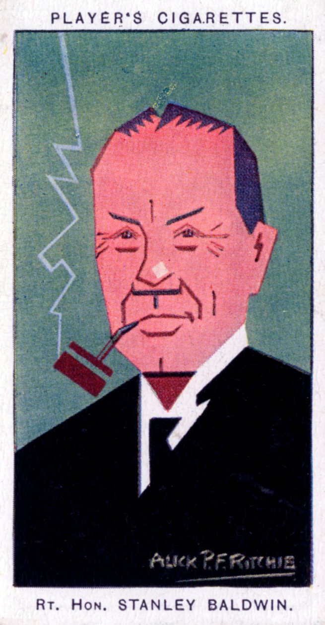 Stanley Baldwin, 1º Earl Baldwin, Primeiro Ministro Britânico, 1926. de Alick P. F. Ritchie