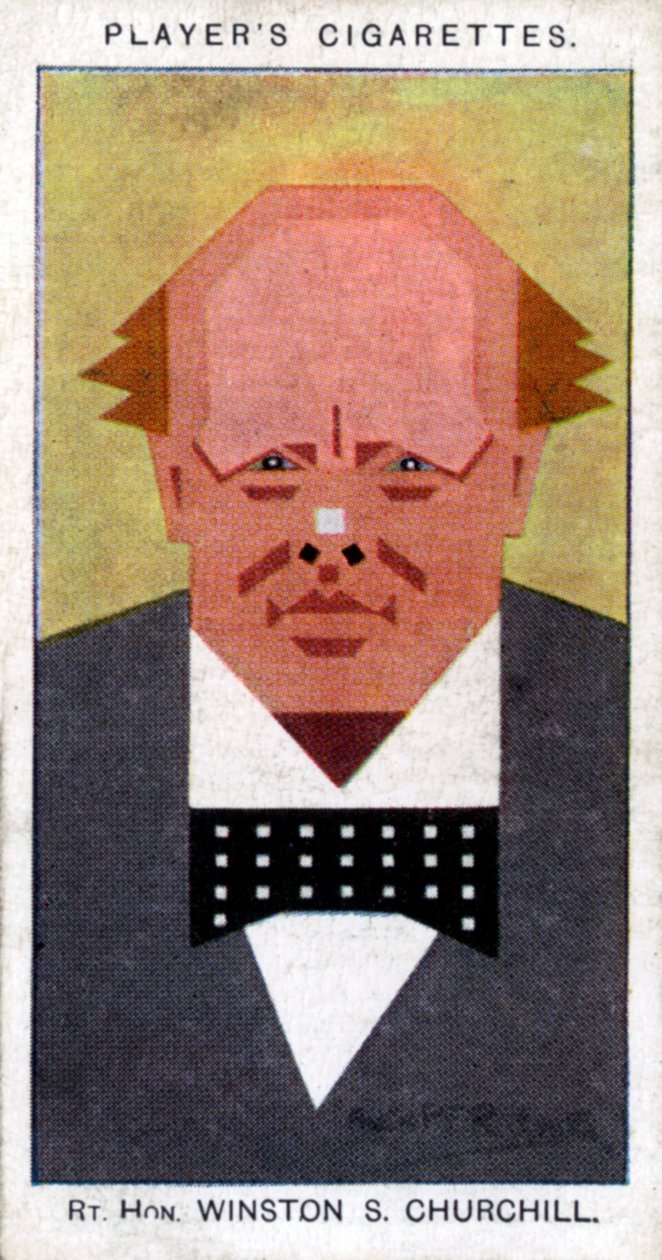Winston Churchill, primeiro ministro britânico, 1926 de Alick P. F. Ritchie