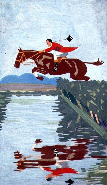 Salto de Água (guache no papel) de Alick Penrose Forbes Ritchie