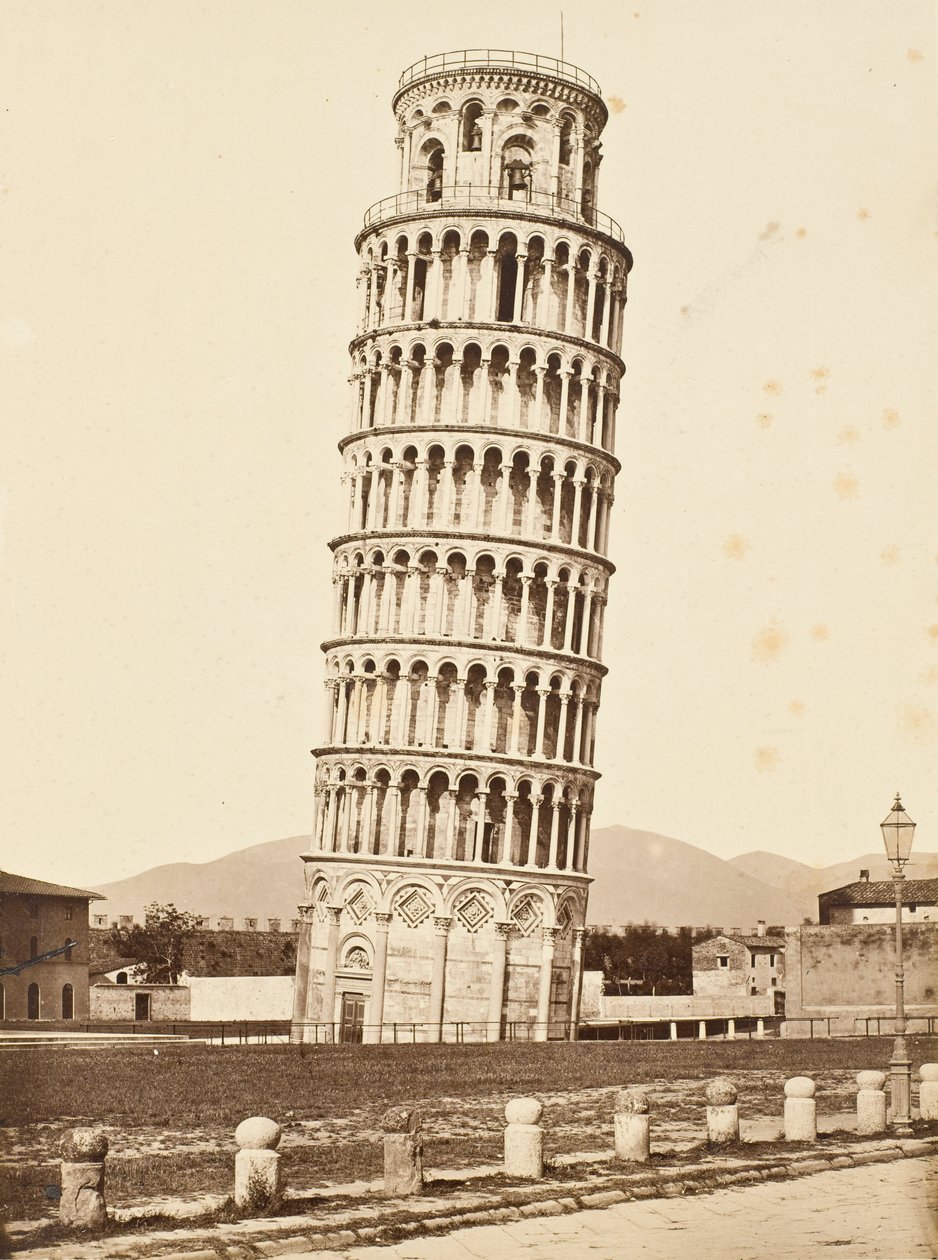 Campanile, Pisa (-4603) de Alinari Brothers