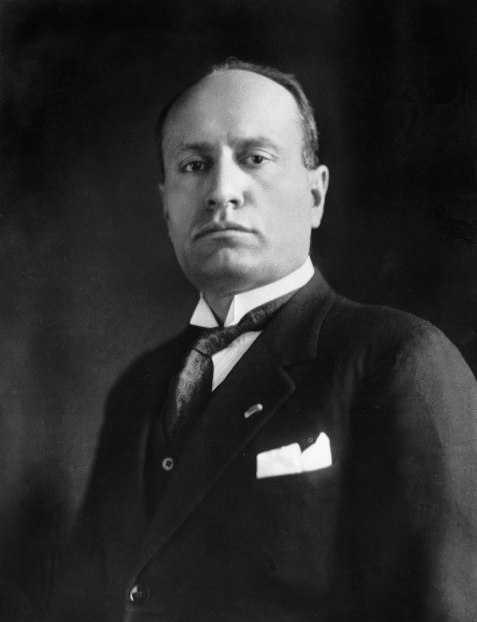 Benito Mussolini (foto a p/b) de Fratelli Alinari
