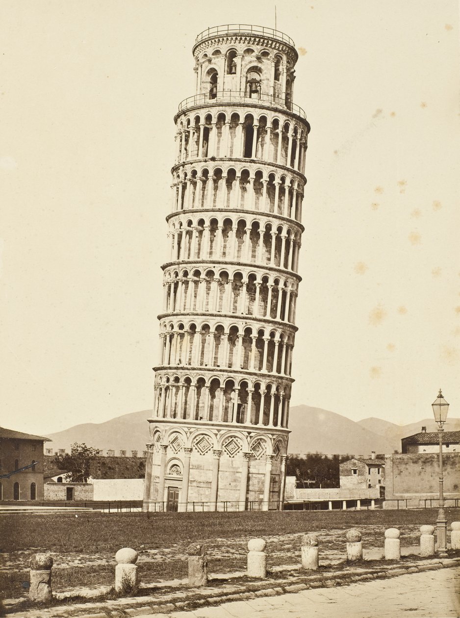 Campanile, Pisa, c.1850 (albumen silver print) de Fratelli Alinari