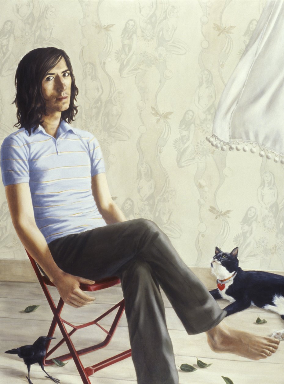 Triângulo amoroso bizarro (acrílico e óleo sobre tela) de Alix Contemporary Artist Soubiran Hall