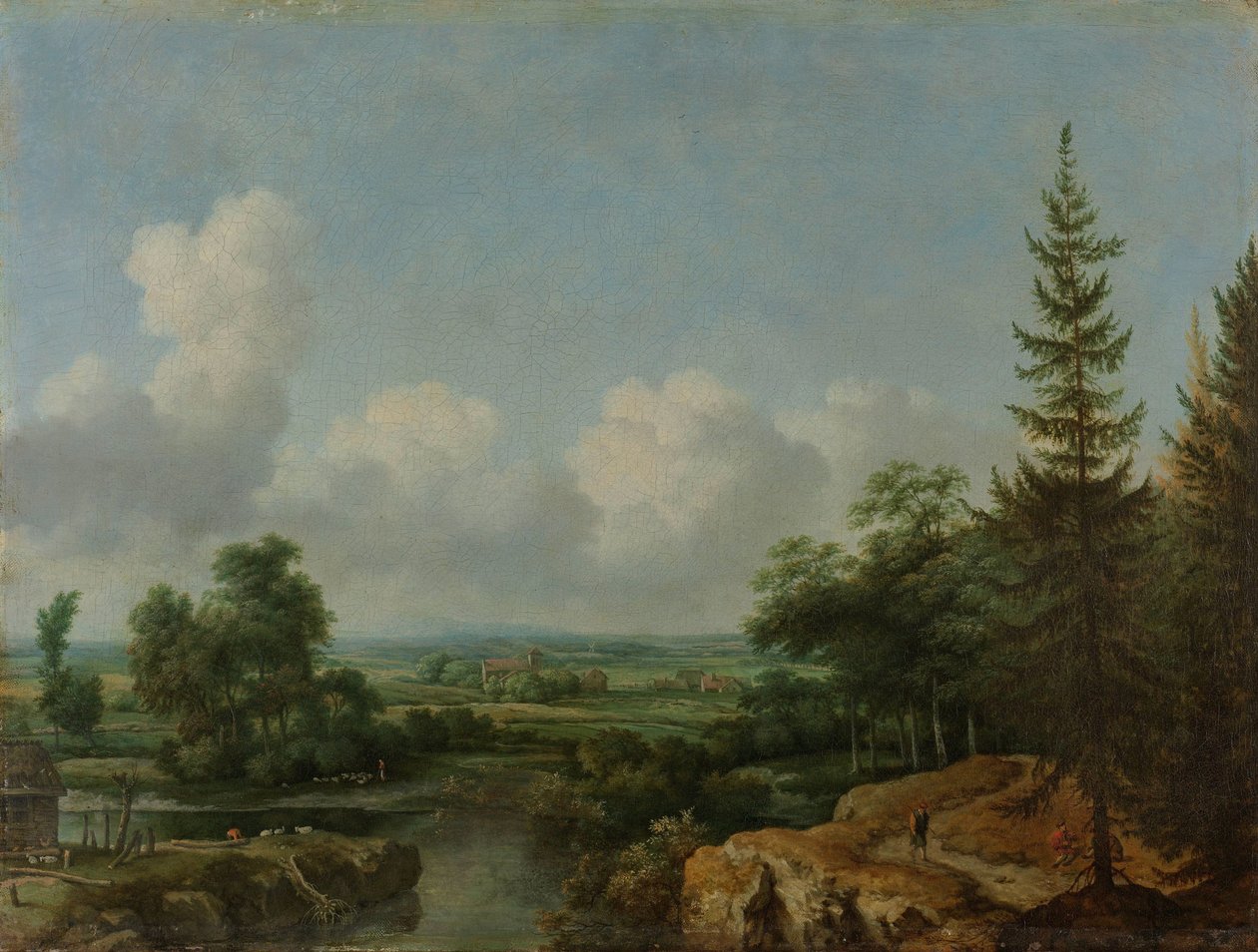 Paisagem sueca de Allaert van Everdingen