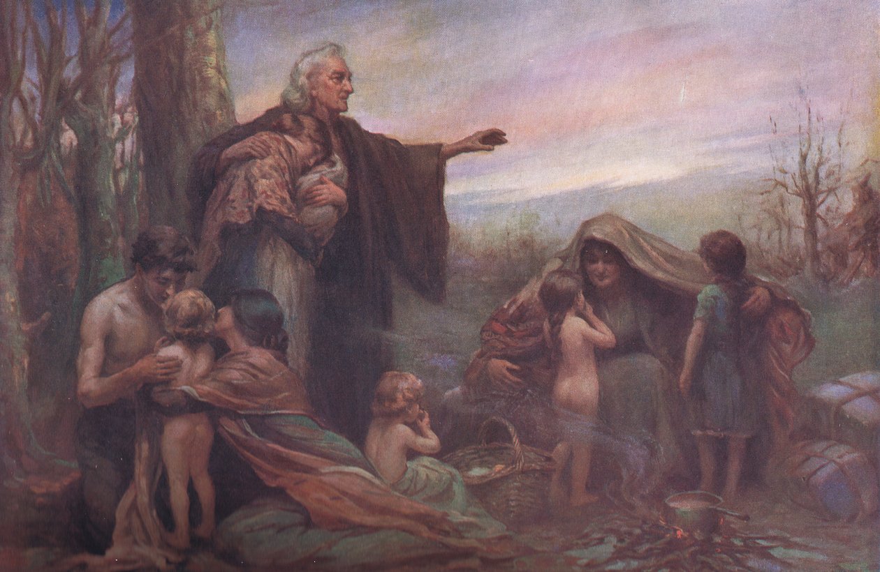O vínculo da fraternidade, Bibbys Annual, 1916-17 de Allan Douglas after Davidson