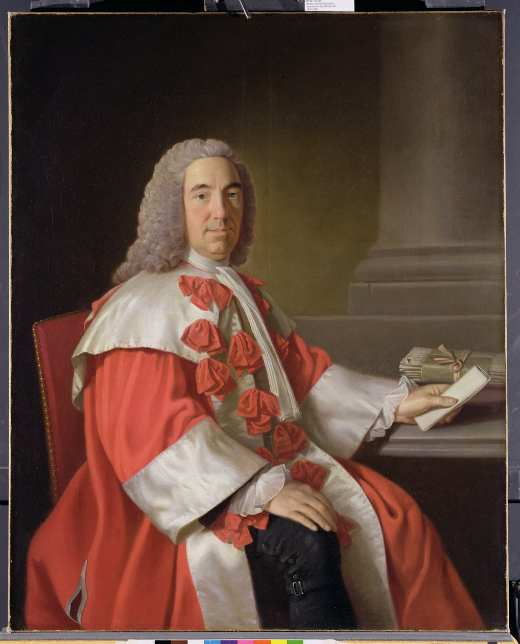Alexander Boswell, Lorde Auchinleck, c.1754-55 de Allan Ramsay