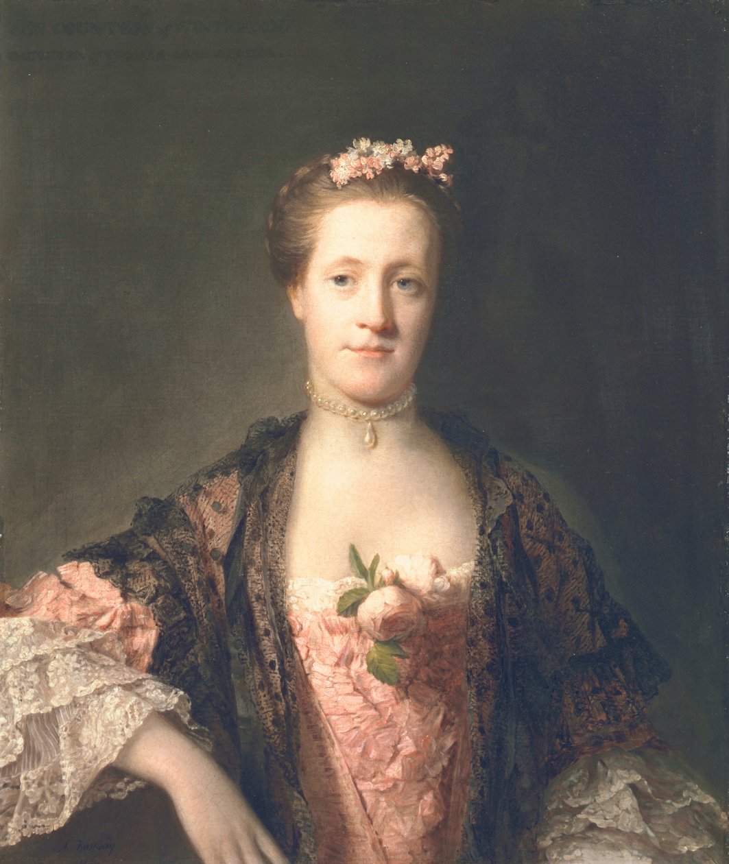 Anne Garth-Turnour, baronesa Winterton, 1762 de Allan Ramsay