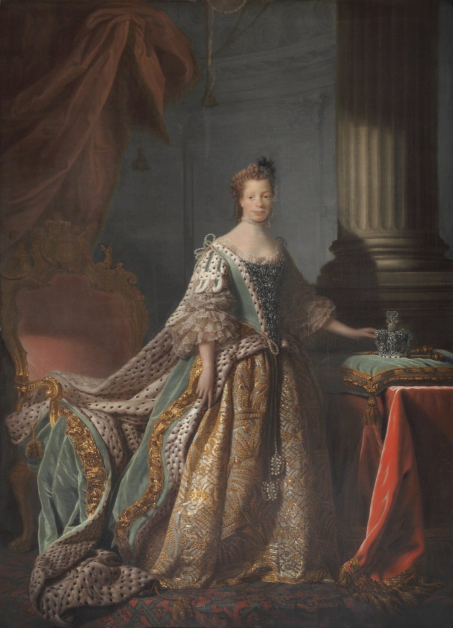 Charlotte, consorte de George III de Allan Ramsay