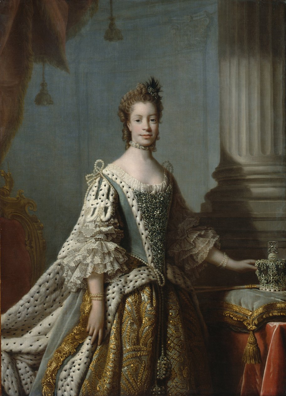 Charlotte Sophia de Mecklenburg-Strelitz, 1762 de Allan Ramsay