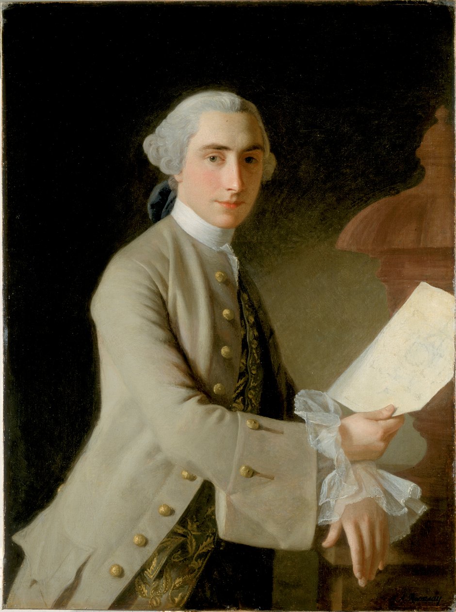 Retrato de James Adam, 1754 de Allan Ramsay
