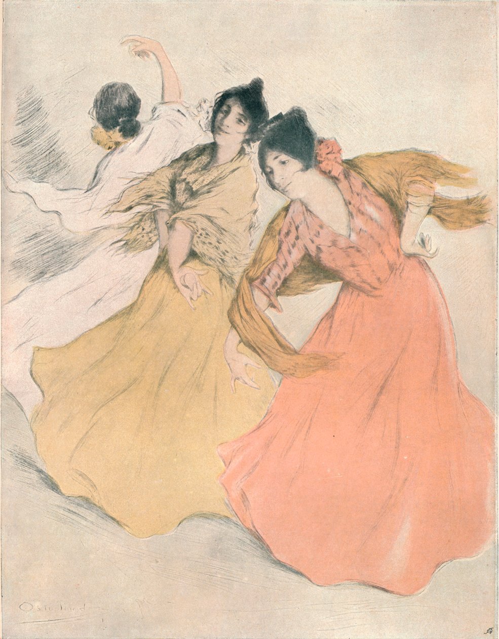 Dançarinos espanhóis, c1875-1903, 1903 de Allan Osterlind