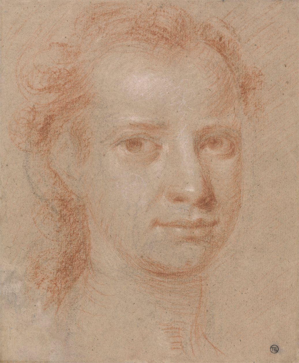 Chefe de uma Jovem Mulher ou Homem de Allan Ramsay