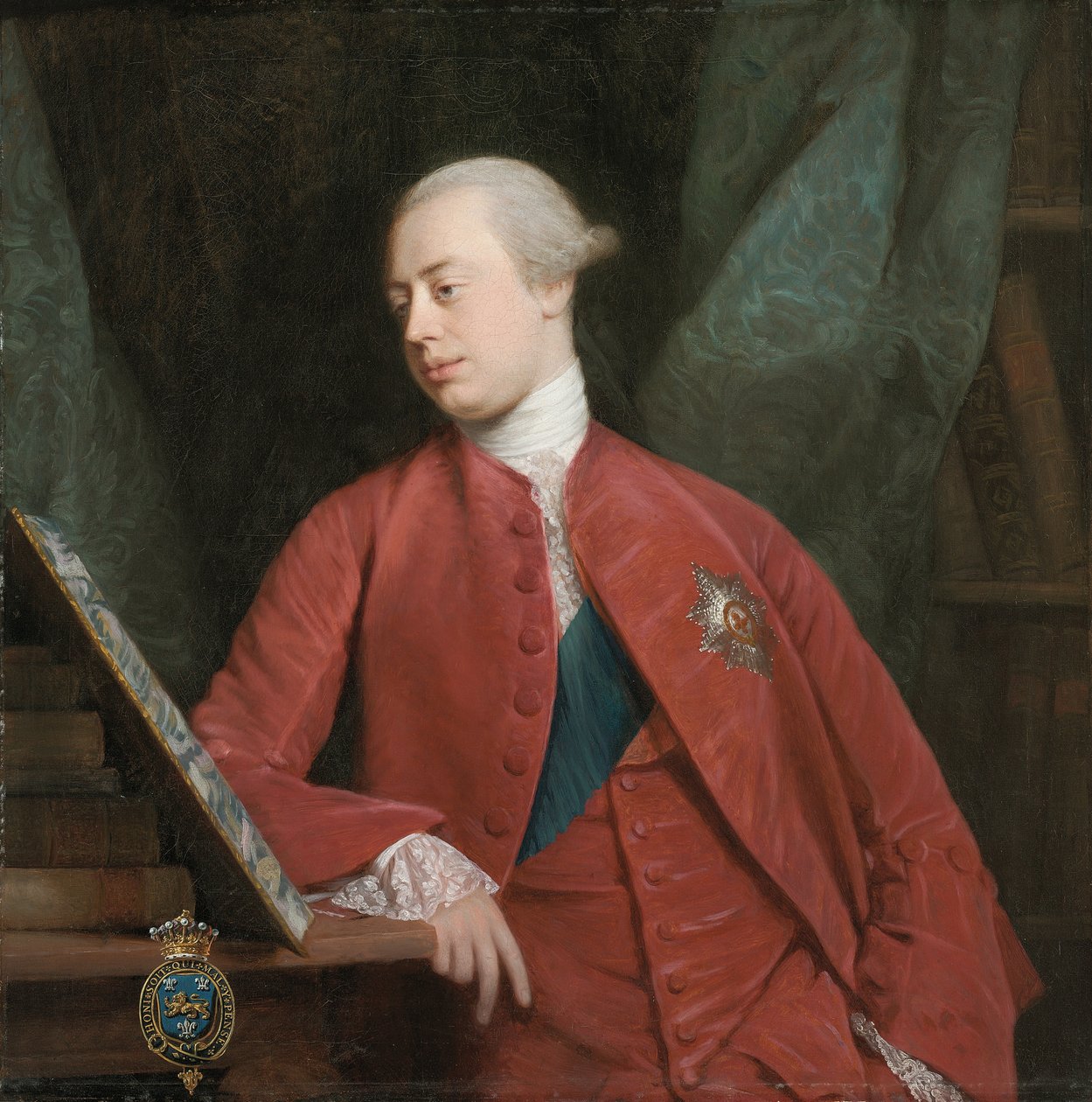Retrato de Frederick, Lord North KG, mais tarde 2º Conde de Guildford de Allan Ramsay