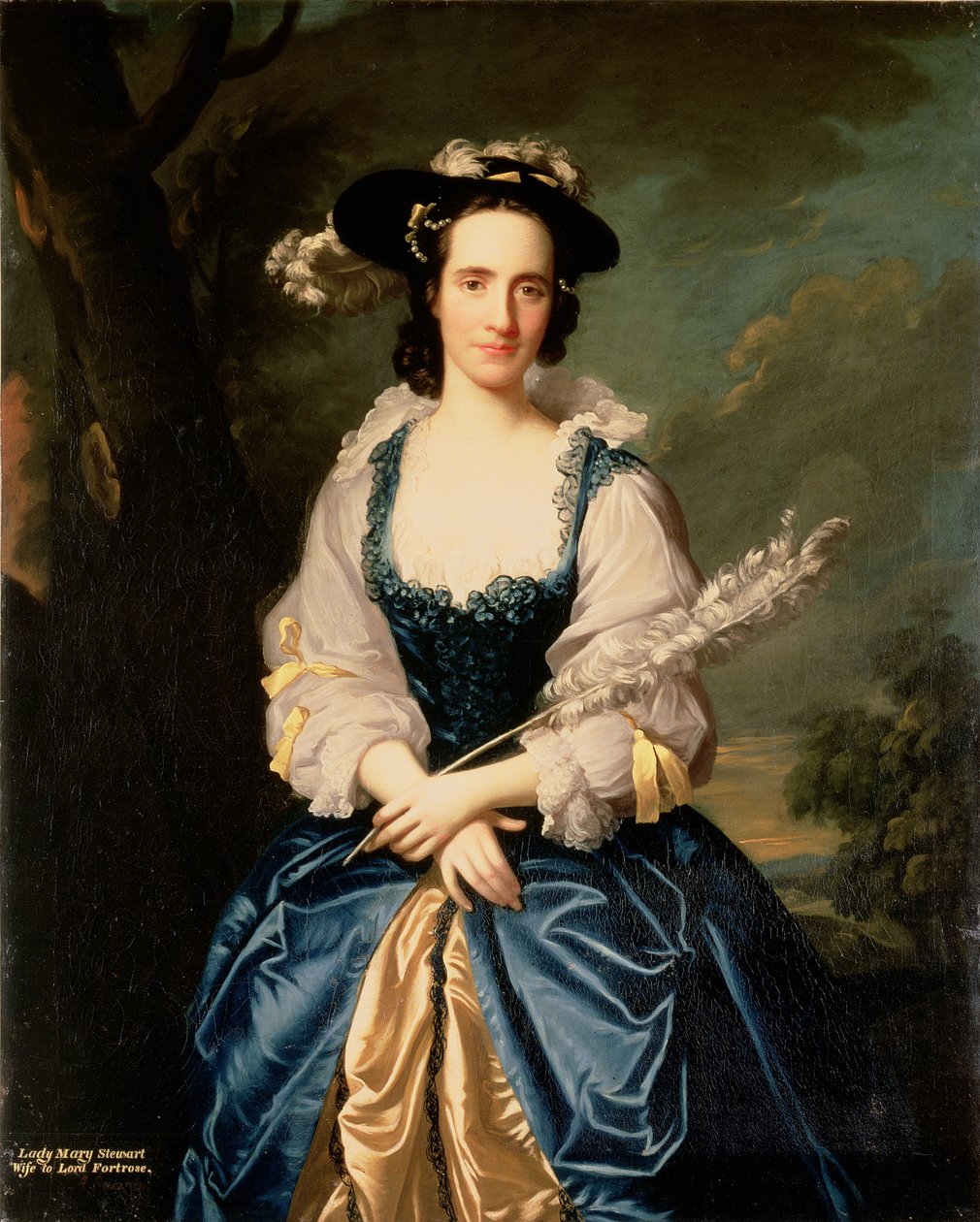 Retrato de Lady Mary Stewart, esposa de Kenneth Mackenzie, Lord Fortrose, 1749 de Allan Ramsay