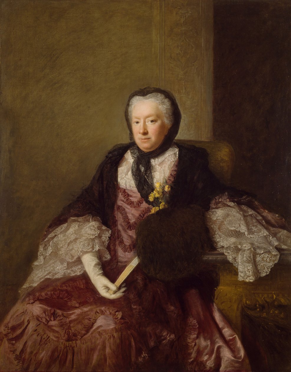Retrato da Sra. Mary Martin, 1761. de Allan Ramsay