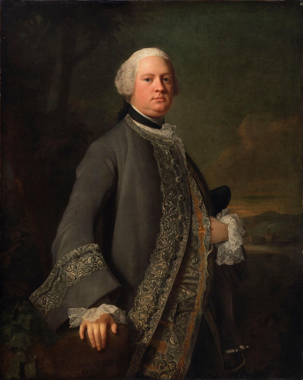 Retrato de Sir John Tyrell, Bt. de Allan Ramsay