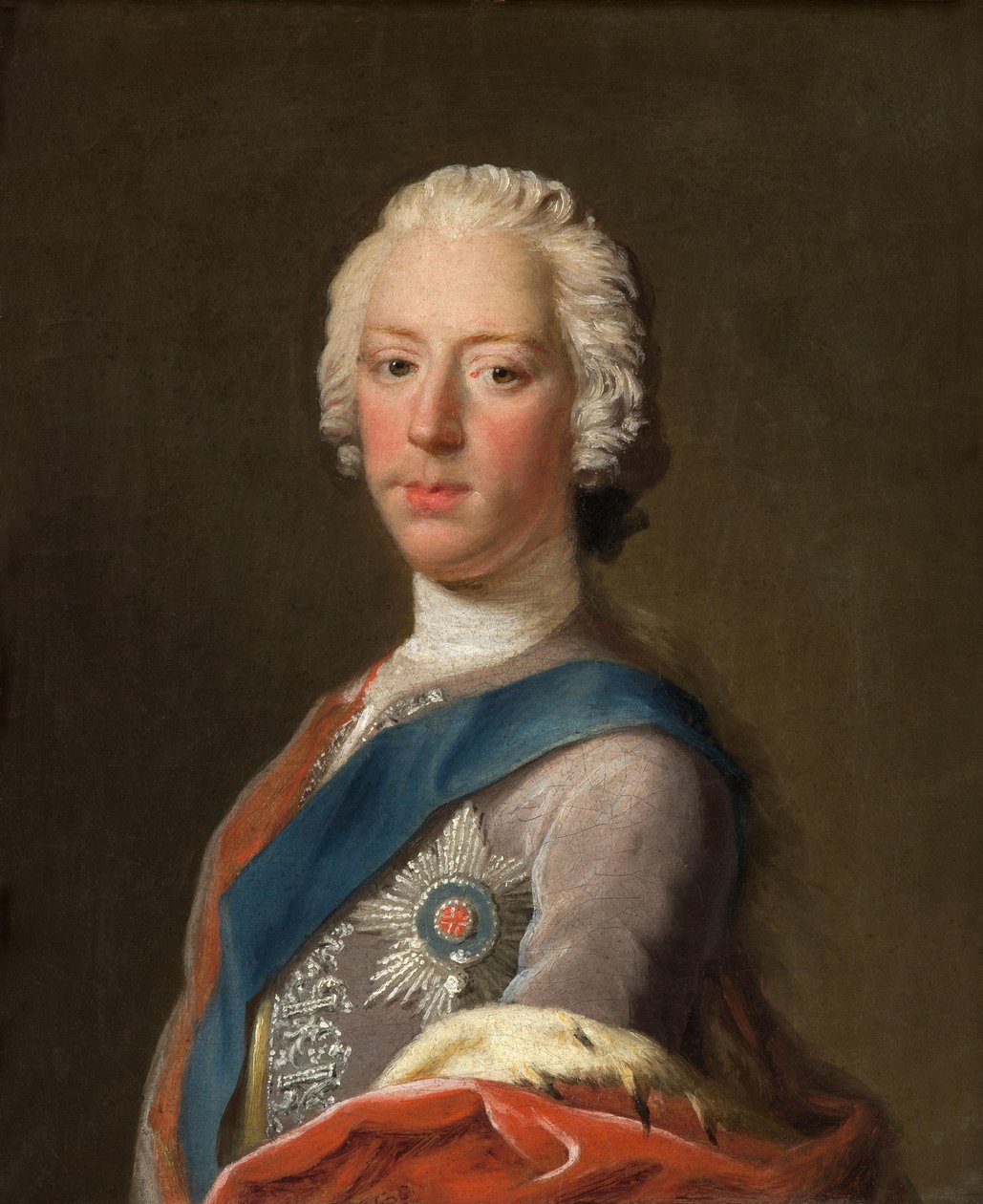 Príncipe Carlos Eduardo Stuart, 1720 - 1788. Filho mais velho do Príncipe James Francis Edward Stuart de Allan Ramsay