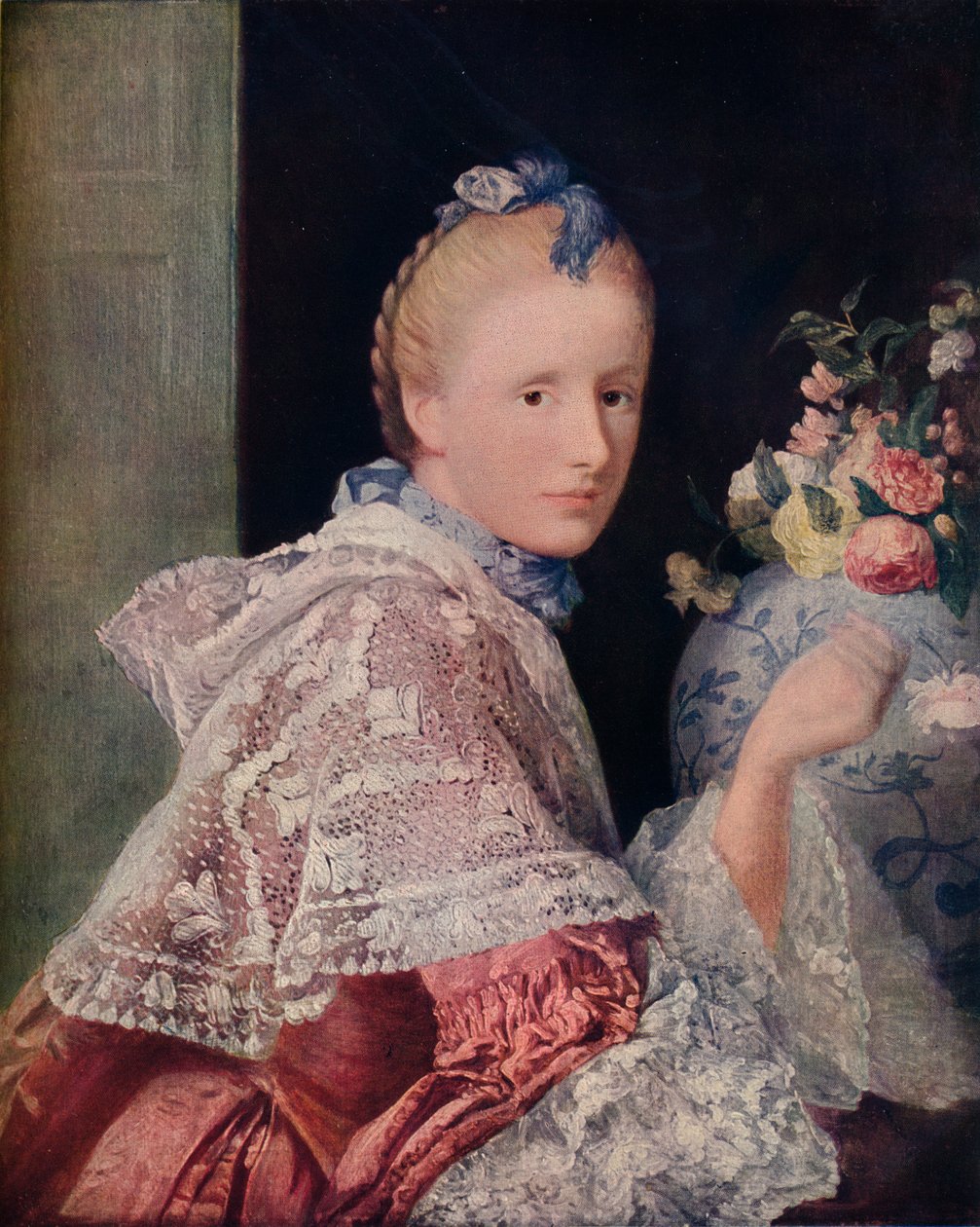 A esposa dos pintores, 1760 de Allan Ramsay