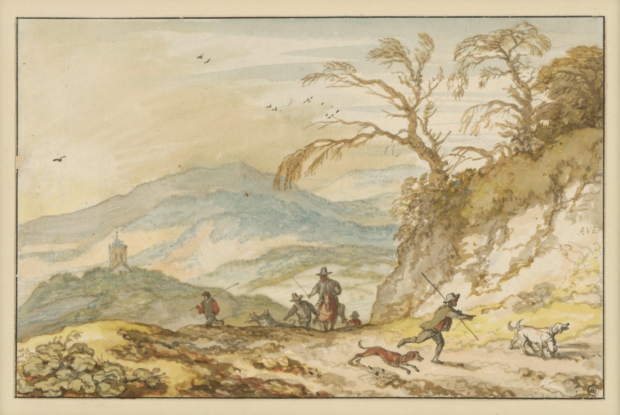 Paisagem montanhosa de Allart van Everdingen
