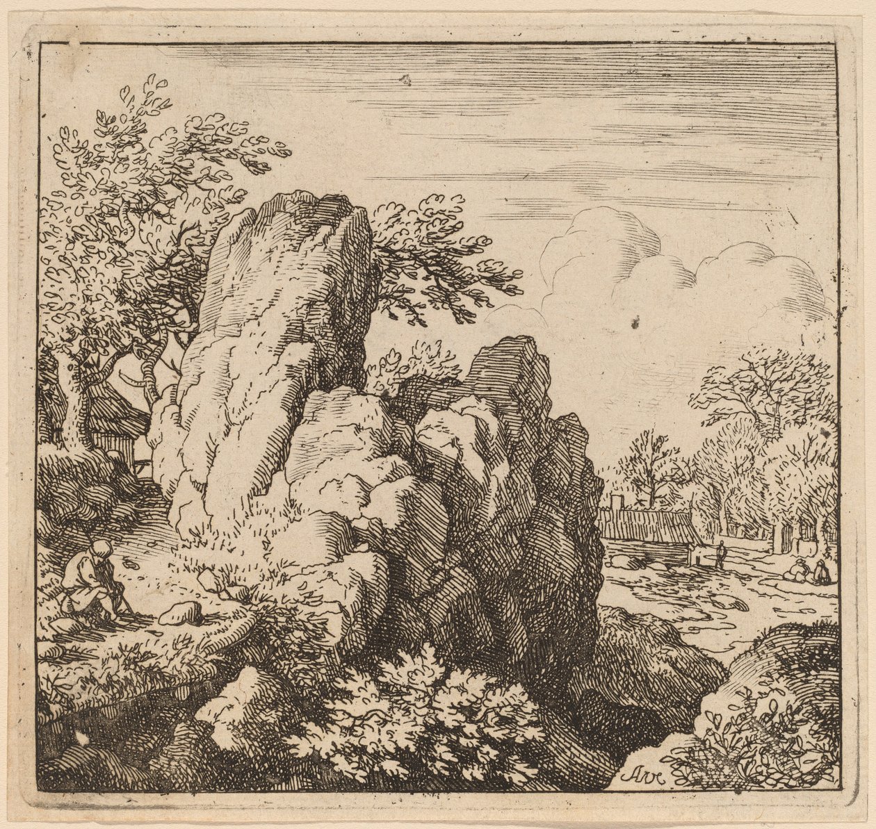 Grande pedra de Allart van Everdingen