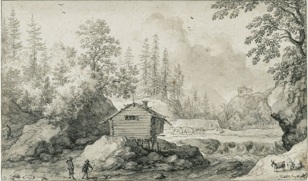 Paisagem nórdica de Allart van Everdingen