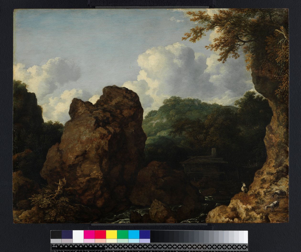Paisagem norueguesa, 1656 de Allart van Everdingen