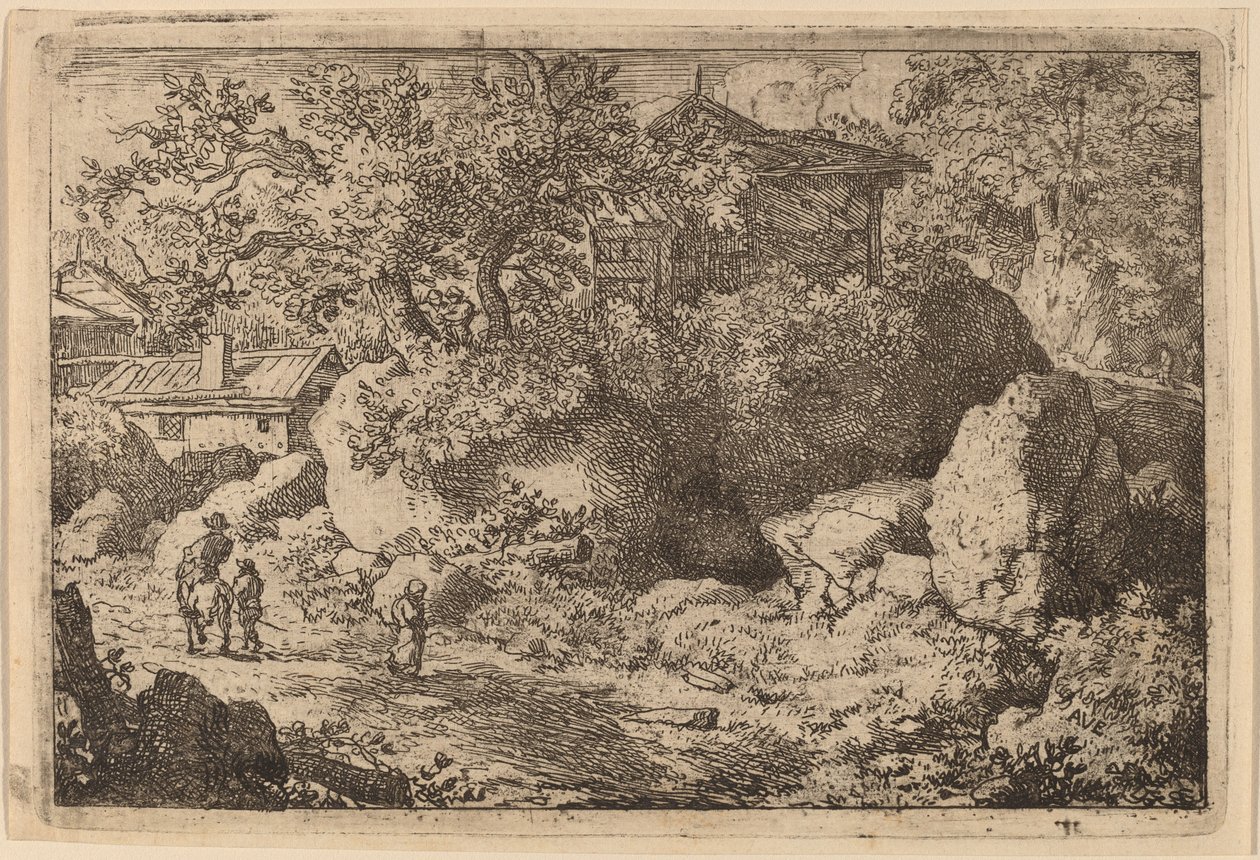 Camponês a cavalo de Allart van Everdingen