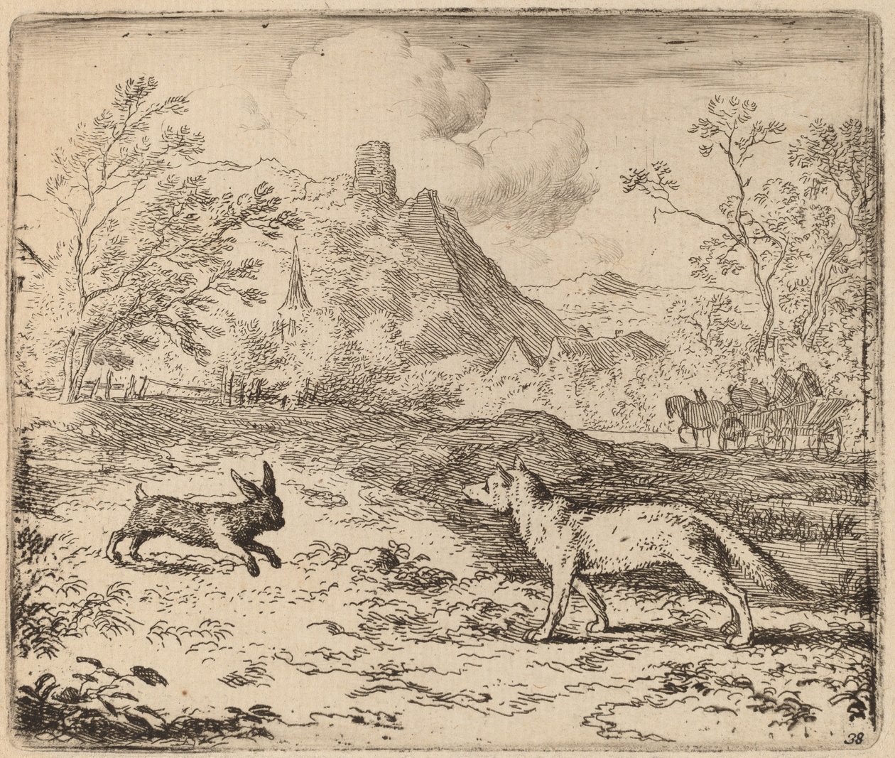 Reinard e o Coelho de Allart van Everdingen
