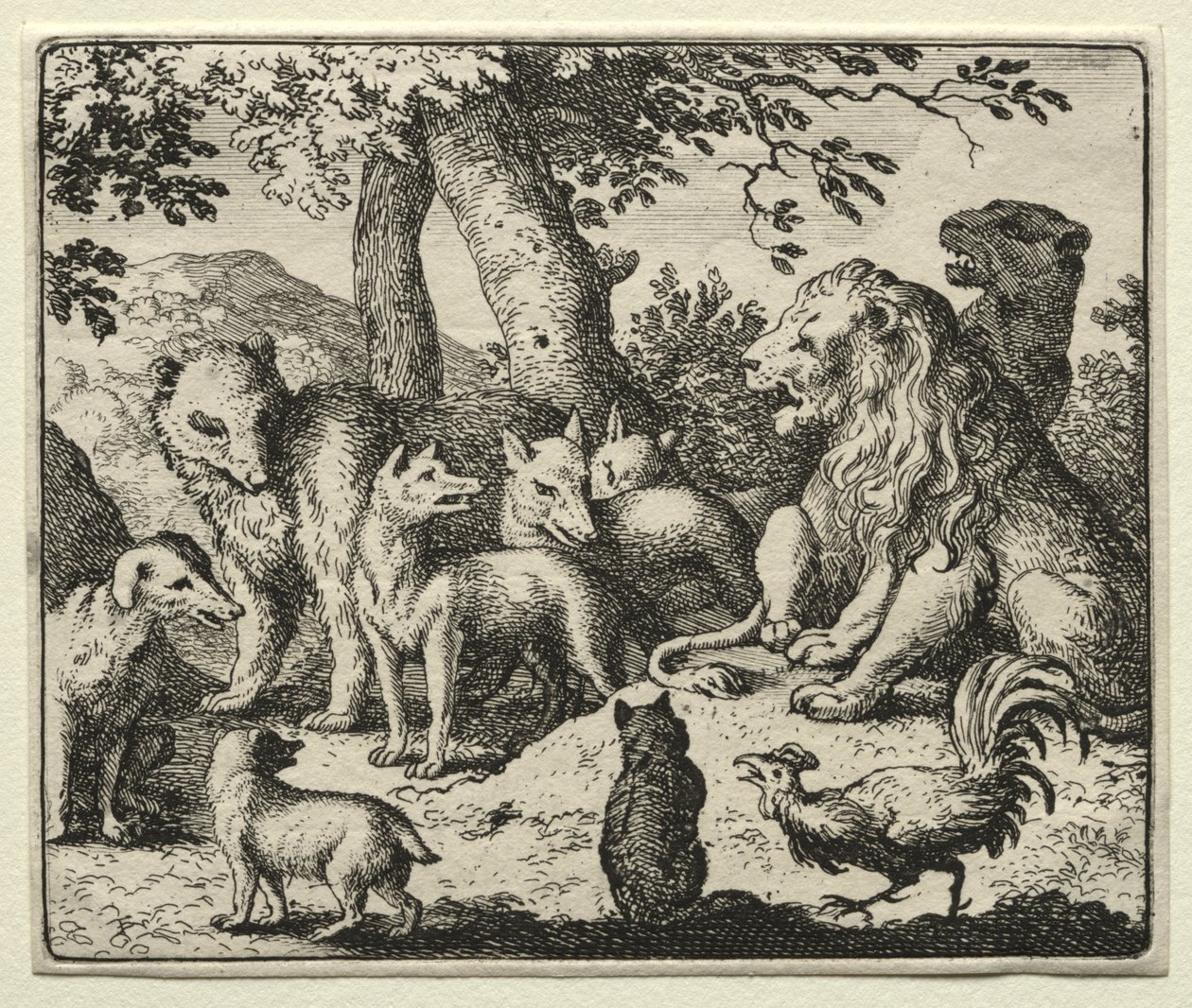 Reynard the Fox: Reynard se exonera de Allart van Everdingen
