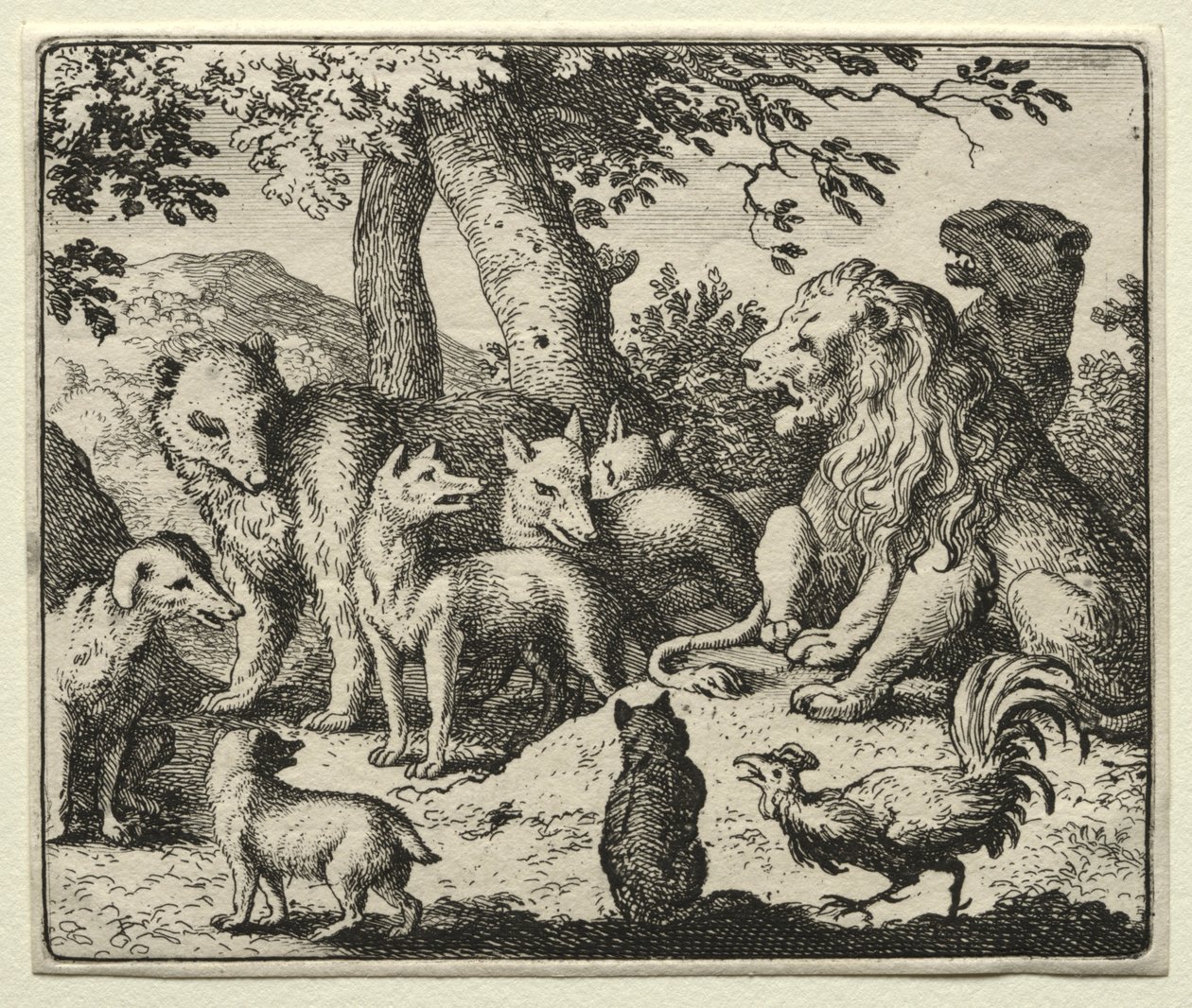 Reynard the Fox: Reynard se exonera. de Allart van Everdingen