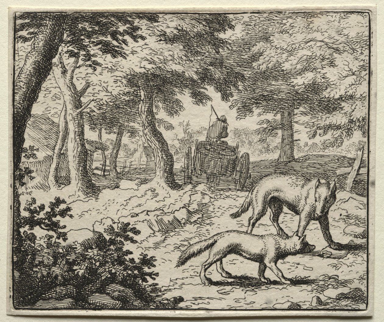 Reynard the Fox: A Defesa dos Texugos de Reynard. de Allart van Everdingen