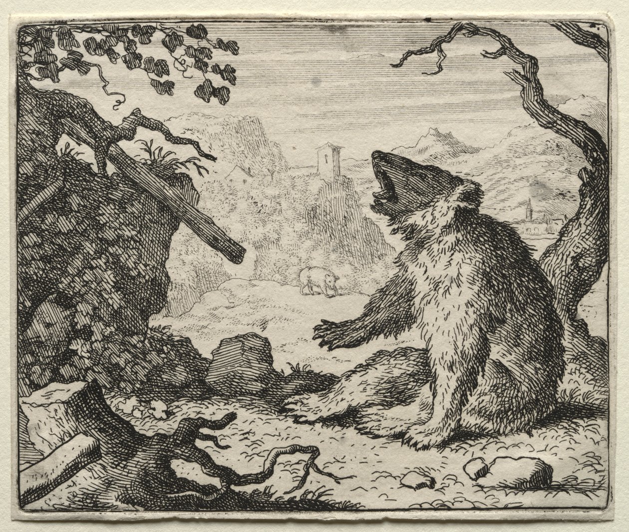 Reynard, a Raposa: O Urso Chama Reynard ao Tribunal de Allart van Everdingen