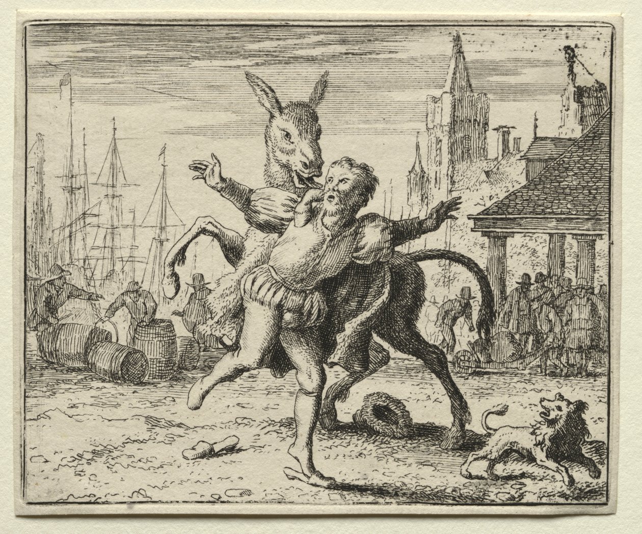Reynard, a raposa: o burro ciumento de Allart van Everdingen
